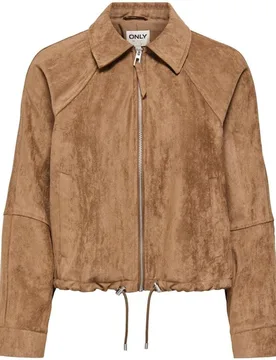 Cazadora de mujer de manga larga con cuello camisero - Only - FashionsVida
