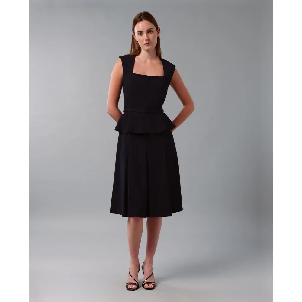 Vestido sin mangas con cinturón - Calvin Klein - FashionsVida