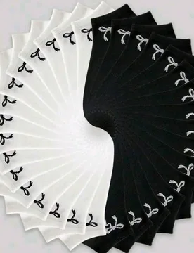 Juego de calcetines puros para mujer, 20/15/9/6/3/1 pares, los estilos incluyen calcetines invisibles, calcetines cortos, calcetines blancos, calcetin - Shein - FashionsVida