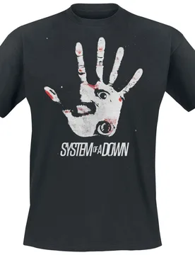 T-Shirt - Hand Eye - M bis XXL - für Männer - Größe L - schwarz - Lizenziertes Merchandise! - Männer - male - System Of A Down - FashionsVida