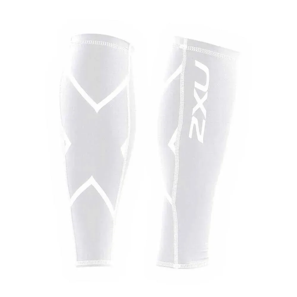 Compression Calf Warmers White / White XS Men - 2XU - FashionsVida
