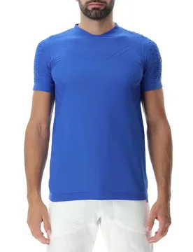Maglietta A Maniche Corte Run Fit Lapis Blue 2XL - Uyn - FashionsVida