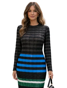 MAGLIA Donna PDR RIGATA - PDR - FashionsVida