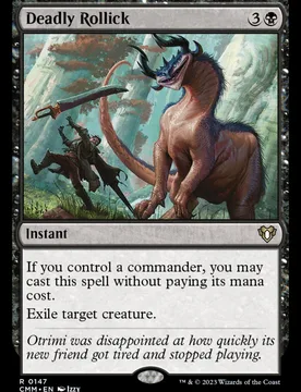 Deadly Rollick Commander Masters - Magic: The Gathering - FashionsVida
