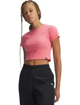 Camisetas de Mujer Casual UA Rival Rib Baby Tee - Under Armour - FashionsVida