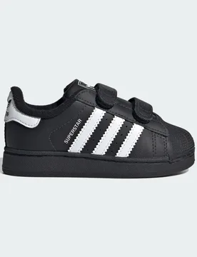 Scarpe Superstar II Comfort Closure Infant 25 Core Black / Cloud White / Core Black - Adidas - FashionsVida