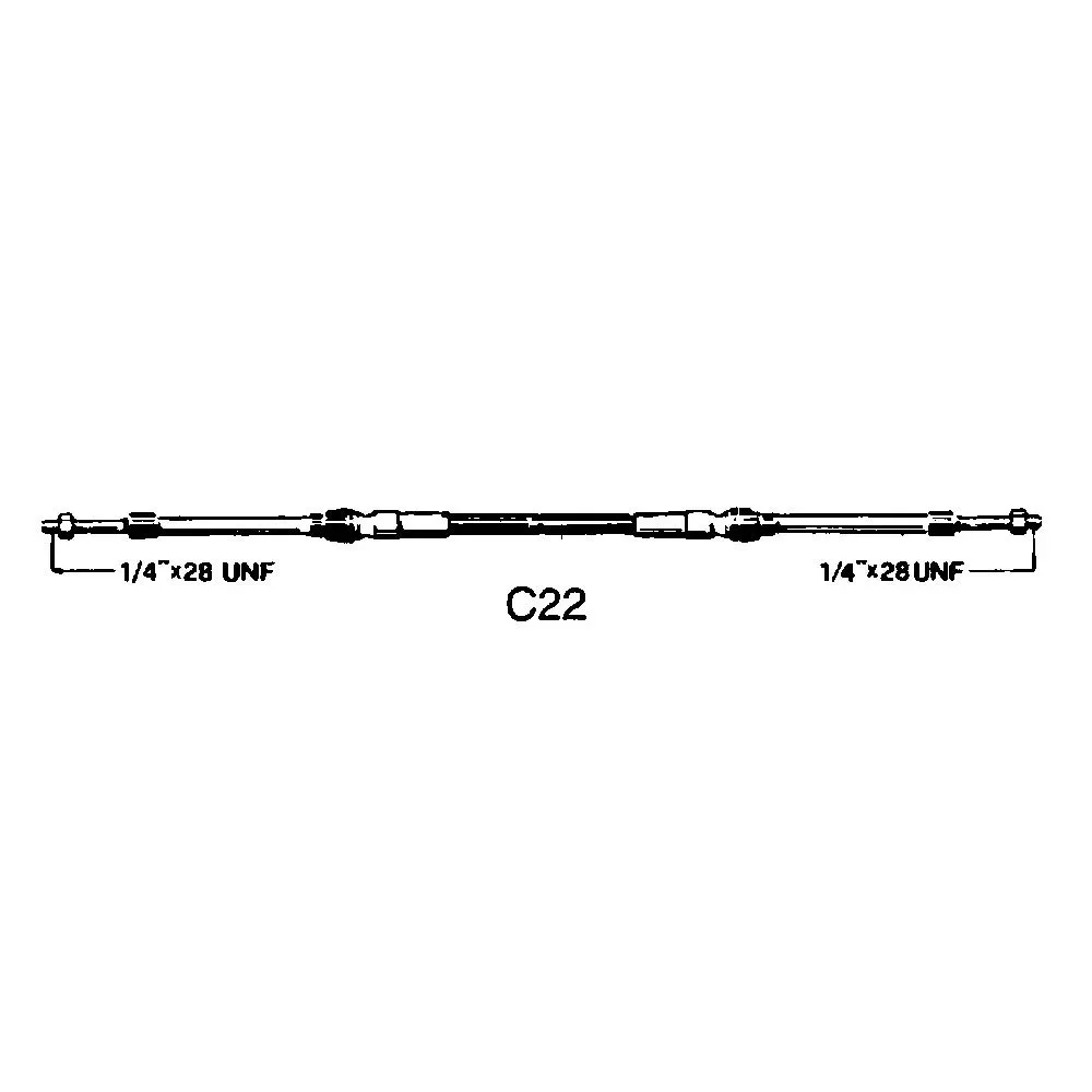 C22 Control Cable Grey 20´ unisex - Ultraflex - FashionsVida
