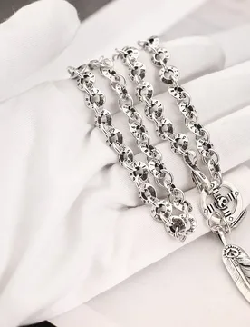 Takahashi Goro's Goro Retro-Chic Vintage Thai Silver Eagle Feather Disc Necklace O-Shaped Chain - Aliexpress - FashionsVida