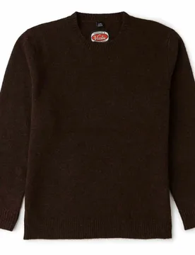 Pull Presley Crew Neck Eco Dark Earth L - Vissla - FashionsVida