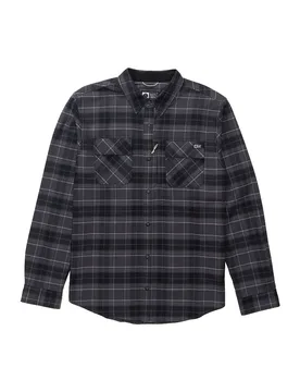 Chemise à Manches Longues Fathom Tech Flannel Black Grey 2XL - Salty Crew - FashionsVida