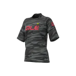 Maglia ciclismo donna ROCK off-road MTB nero