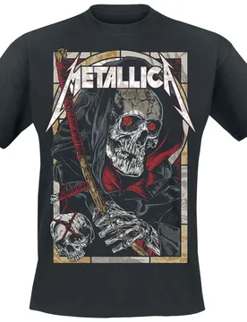 T-Shirt - Death Reaper - S bis 5XL - Größe XXL - schwarz - Lizenziertes Merchandise! - Unisex - unisex - Metallica - FashionsVida