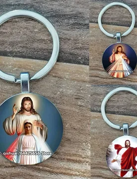 Religious Jesus Christ Image Keychain - Aliexpress - FashionsVida