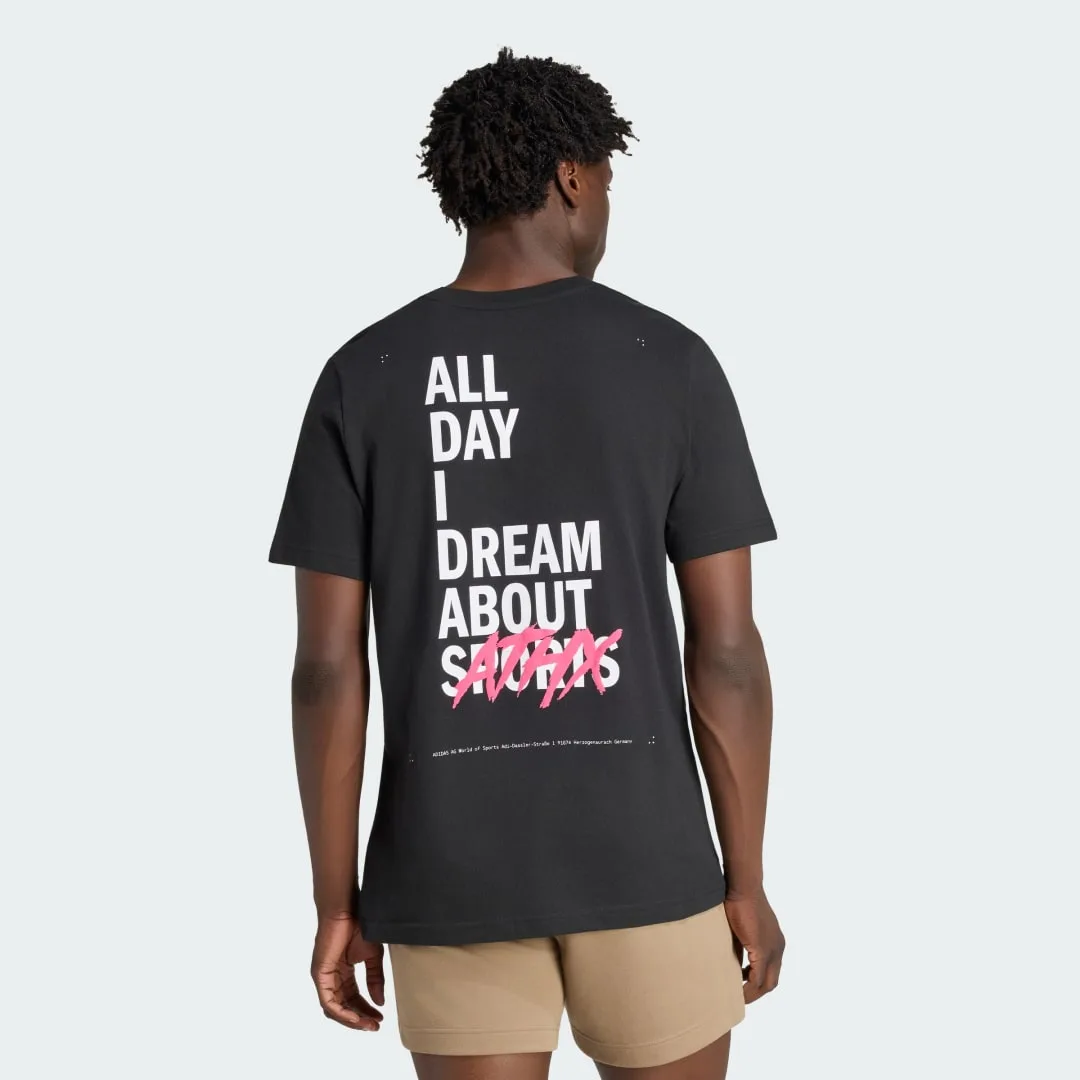 T-Shirt con grafica ATHX M Black - Adidas - FashionsVida