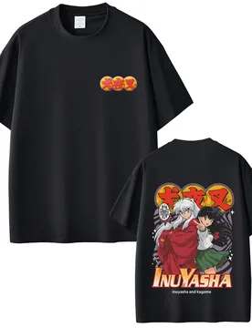 Anime Inuyasha Higurashi Kagome Graphic T-shirt Men Women Cartoon Oversized Streetwear Male Casual Fashion Vintage T Shirts Tops - Aliexpress - FashionsVida