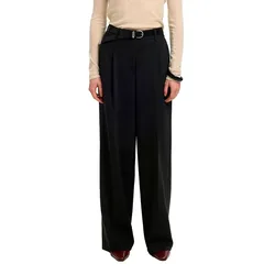 Pantalons De Costume Mara Wide Leg Black 40