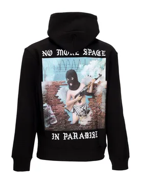 Felpa Cappuccio Uomo Nms Hoodie Black - Doomsday - FashionsVida