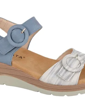 Fera Womens Slingback Sandals Blue - Size Uk 8 - Cipriata - FashionsVida