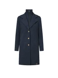 Abrigo de lana ALEA azul oscuro XS