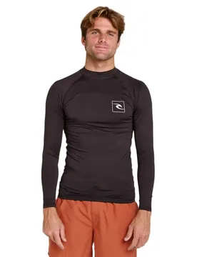 Rash Guard Manches Longues Streamline Upf Black M - Rip curl - FashionsVida