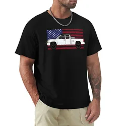 White Ext 4x4 T-Shirt Construction Work Tee Shirt