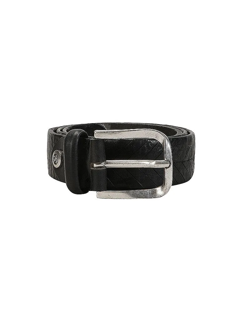 Ledergürtel schwarz 100 Herren - B.Belt - FashionsVida