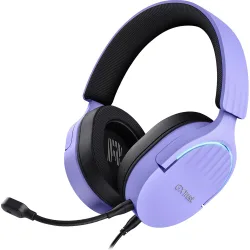 Auriculares Gaming con micrófono GXT 490 Fayzo morado con sonido 7.1