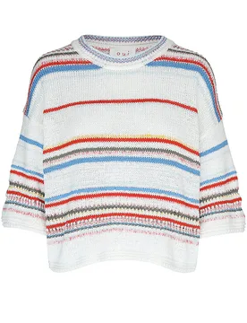 OUÍ Pullover weiss 44 damen - Oui - FashionsVida
