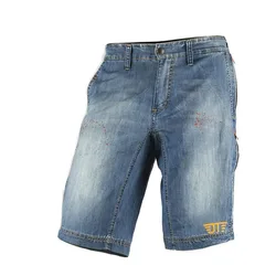 Pantaloni Corti Heras Fluor Light Blue / Indigo / Orange