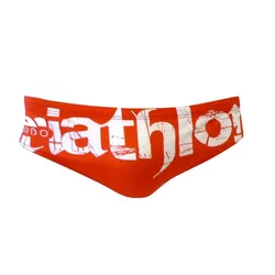 Triathlon Basic Swimming Brief Red / White L Men