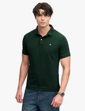 Superdry Herren Vintage Destroy Polohemd Green - Größe: L - 49.99 - FashionsVida