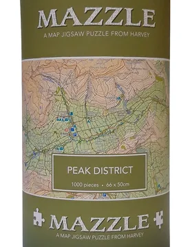 Map Jigsaw Puzzle Peak District - HARVEY Maps - FashionsVida