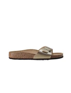Sandalias de mujer Madrid Birko-Flor oro 40 - Birkenstock - FashionsVida
