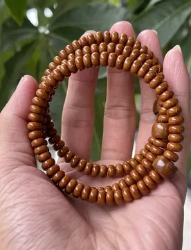 Solid purple gold rat abacus bead single-loop bracelet with a running ring design - Aliexpress - FashionsVida