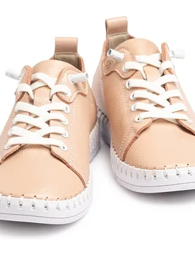 Zapatillas de piel de mujer lisas - Yokono - FashionsVida