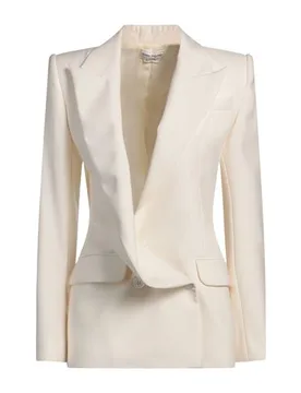 Blazer Damen Elfenbein 34 Damen - MCQUEEN - FashionsVida