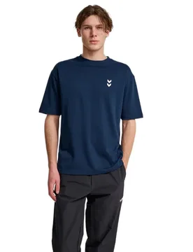 T-shirt à Manches Courtes Hiit Loose Dress Blues S - Hummel - FashionsVida