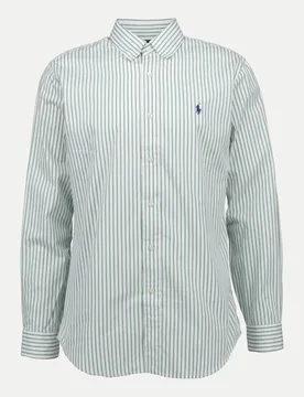 Polo Freizeithemd mit Streifenmuster Grün S - Ralph Lauren - FashionsVida