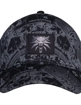 Casquette The Witcher Logo Black / White One Size unisex - DIFUZED - FashionsVida