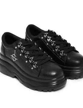 Gothic Sneaker - Ghost - Zenith Men's Crucifix Chunky Trainers - EU44 bis EU46 - für Männer - Größe EU44 - schwarz - Lizenziertes Merchandise! - M - koi - FashionsVida