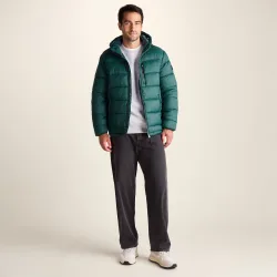Maloney Mens Padded Jacket Dark Turquoise Polyamide - Size Medium