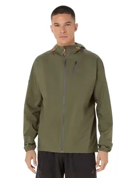 Giacca Fujitrail Elite Wp Mantle Green 2XL - Asics - FashionsVida