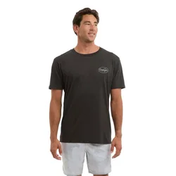 Premium Tri-blend Circled Heather Short Sleeve T-shirt Heather Black S Men
