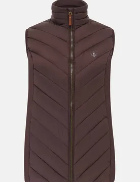 Women's Laurel Gilet in Brown Size: 20 - Brown - Size: 20 - Lighthouse Clothing - FashionsVida