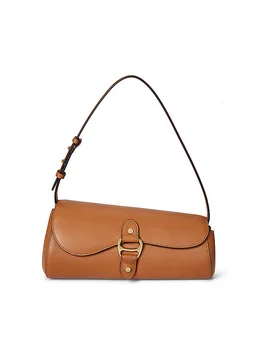 Borsa in pelle - Borsa a spalla TASHA Medium cammello - Ralph Lauren - FashionsVida