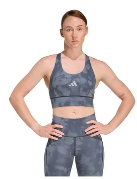Soutien-gorge De Sport à Impact Moyen Adi365 Running Pocket Graphic Black XL - Adidas - FashionsVida