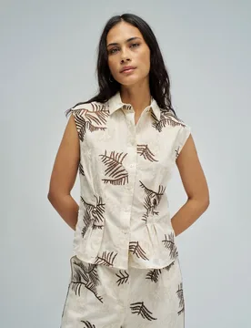 Camisa con jacquard de mujer - Salsa Jeans - FashionsVida