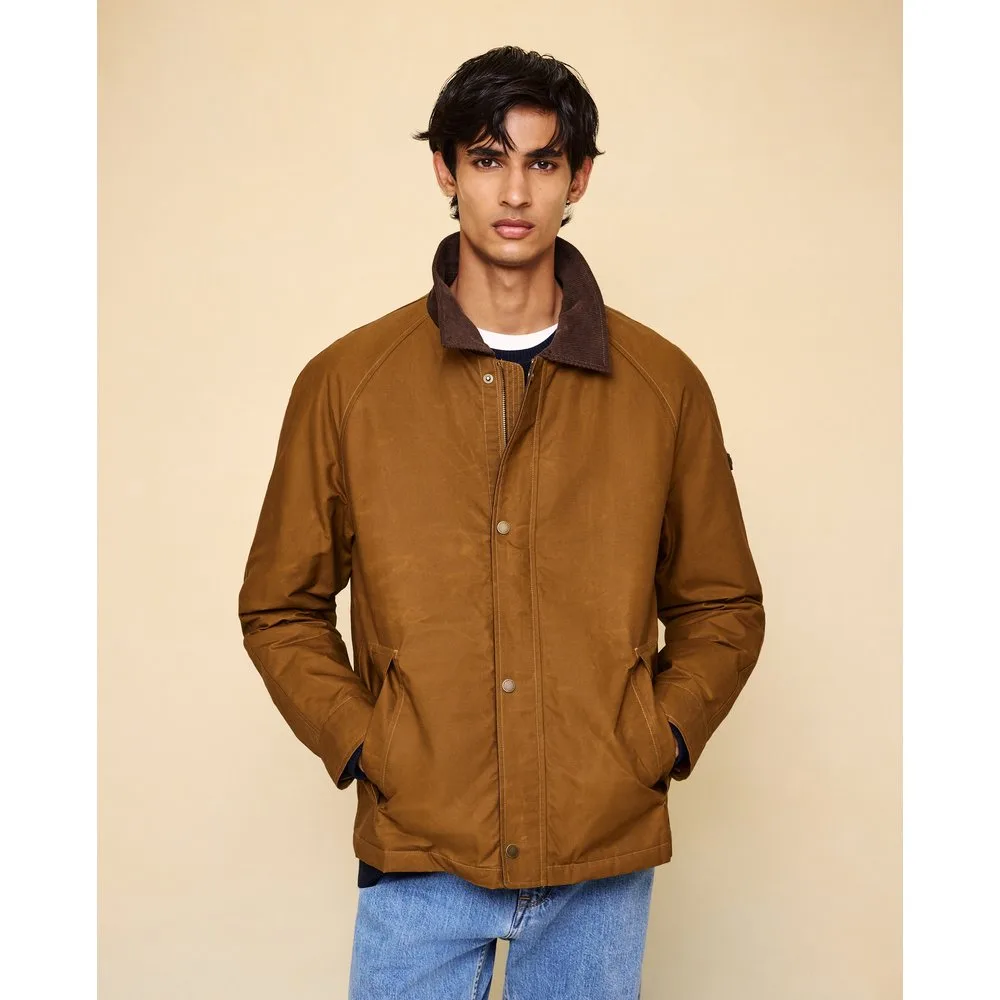 Cazadora tipo hsuky encerada de hombre - Easy Wear - FashionsVida