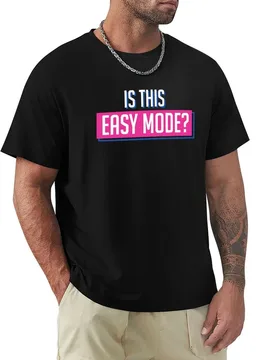 D.Va is this Easy Mode Gamer voice line design T-Shirt Fashion Casual Short Sleeve Top - Aliexpress - FashionsVida