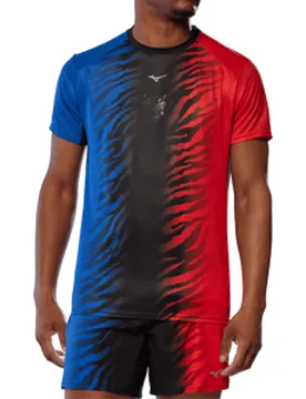 Dryaeroflow Graphic Laufshirt Herren Oni Red Gr. S - Mizuno - FashionsVida